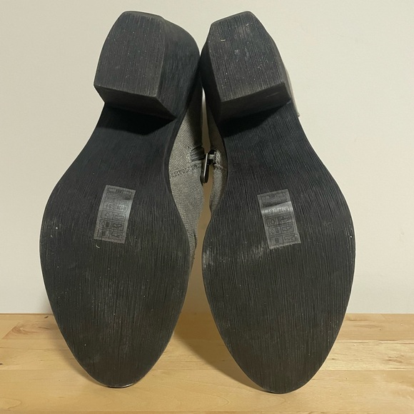 Grey open toe booties - Picture 4 of 4